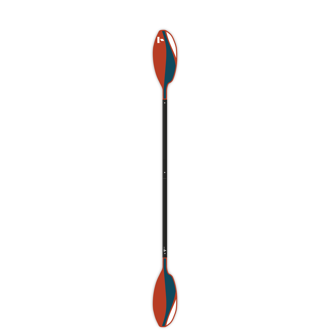 REMO DE KAYAK 4 PARTES PADDLE BEACH ALU 28 220 4 PCS