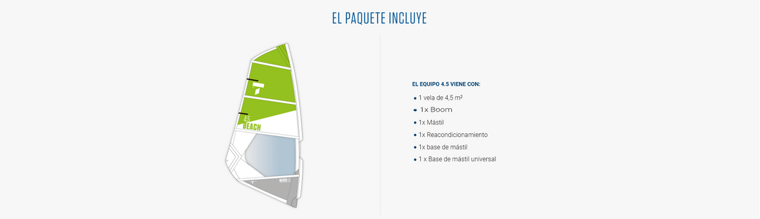 RIG DE WINDSURF 4.5