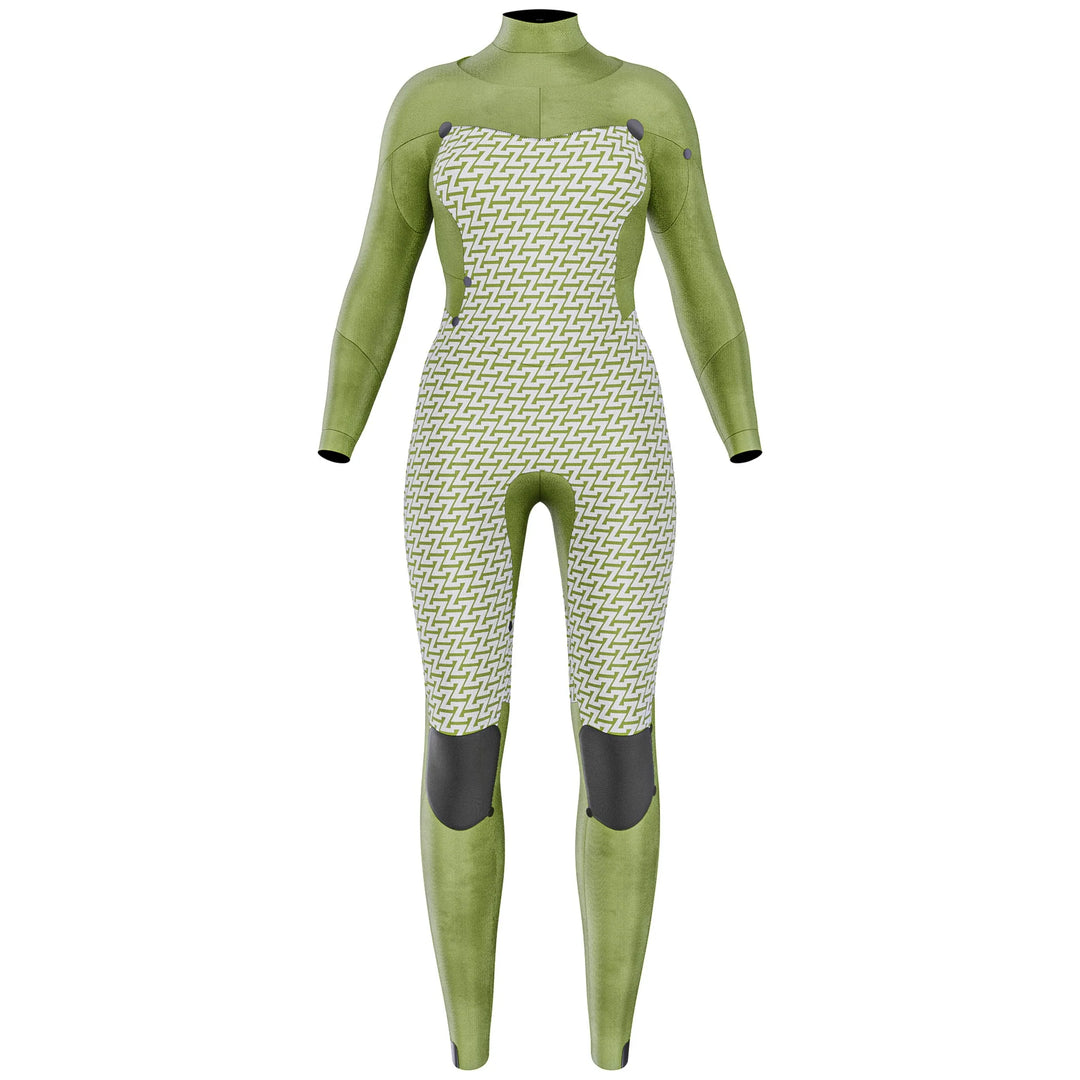 TRAJE DE AGUA MUJER PL FLARE STEAMER FREEZIP 4/3 GBS BLUE