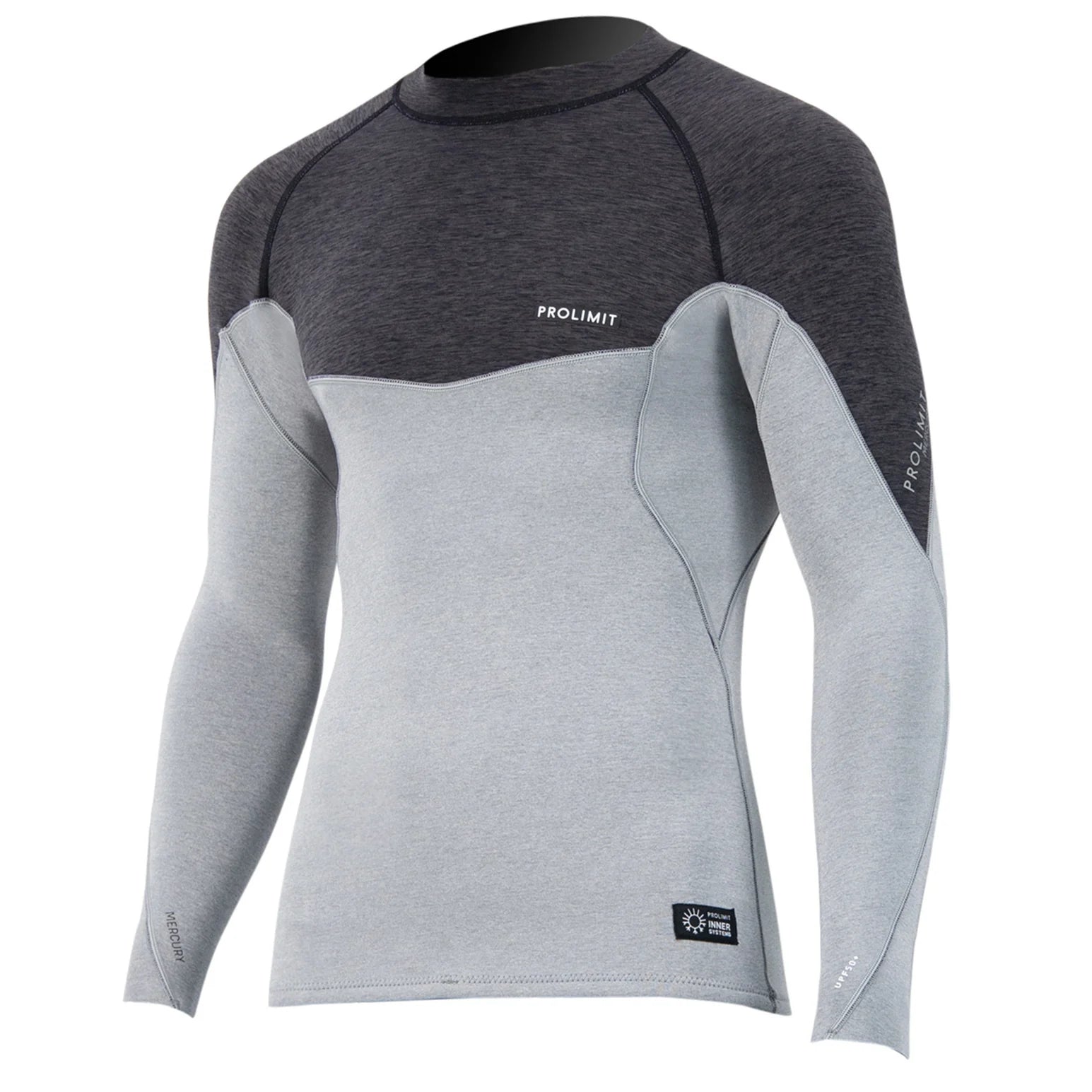 POLERA NEOPRENO PL MERCURY TOP 2MM LA BK/GR