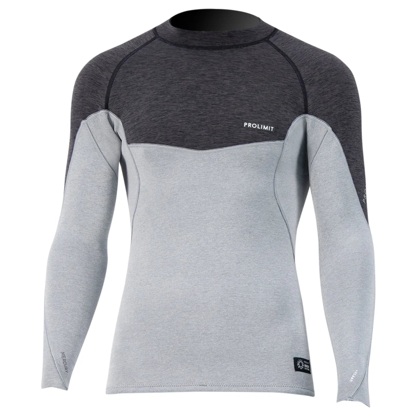 POLERA NEOPRENO PL MERCURY TOP 2MM LA BK/GR
