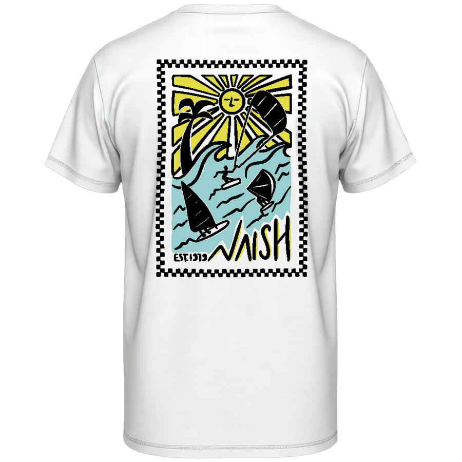 POLERA NAISH LOOSE FIT T-SHIRT WAVE RIDERS WH