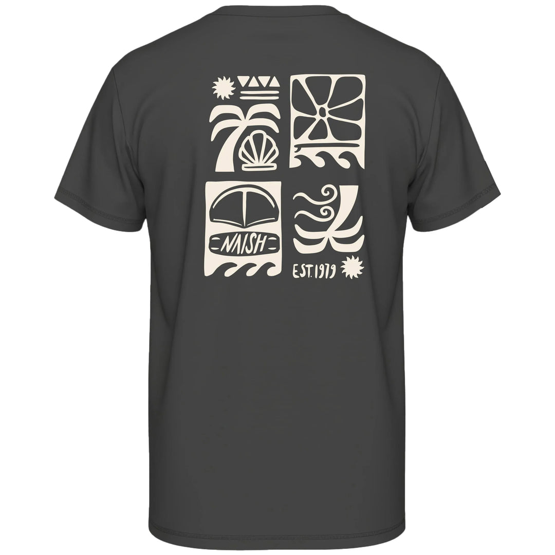 POLERA NAISH LOOSE FIT T-SHIRT EST. 1979 CHAR