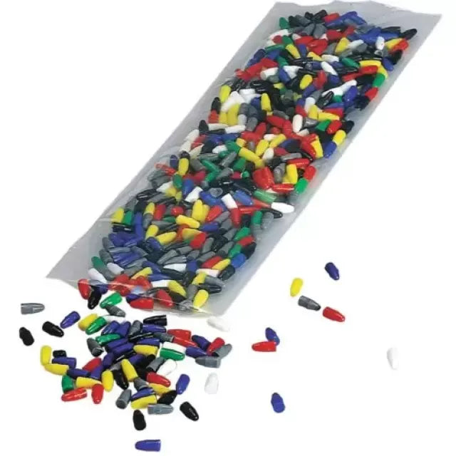 TAPONES PLASTIC PLUG (500 PCS) DIFFERENT COLOURS
