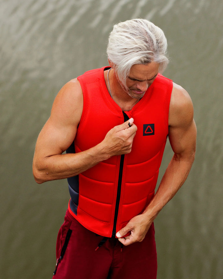 CHALECO DE IMPACTO CORP RED/GREY