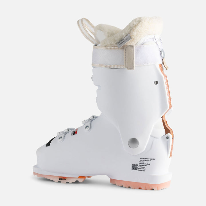 BOTAS DE SKI MUJER VIZION 4B PRO 100 GW WHITE
