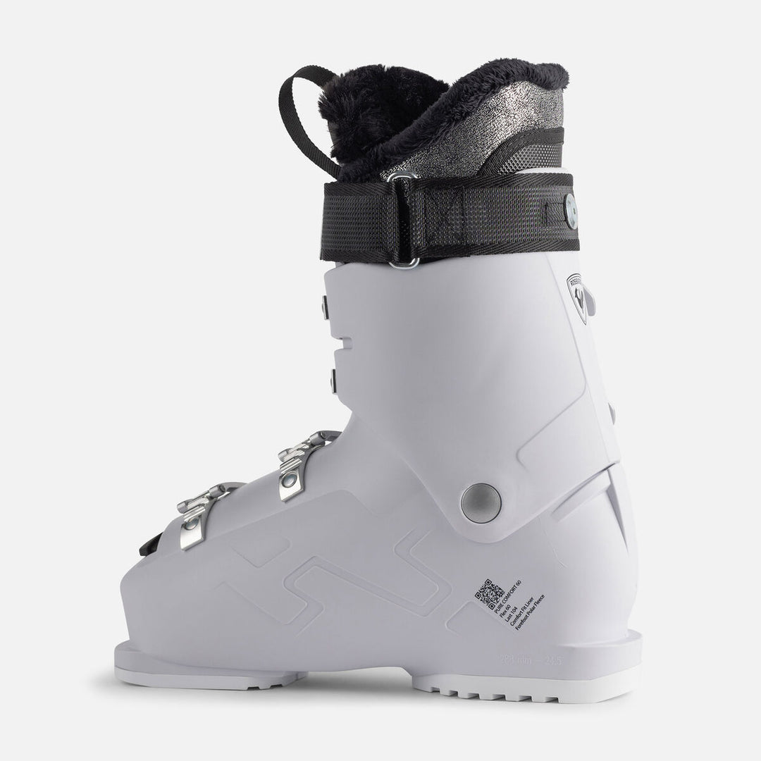 BOTA DE SKI MUJER PURE COMFORT 60 WHITE GREY