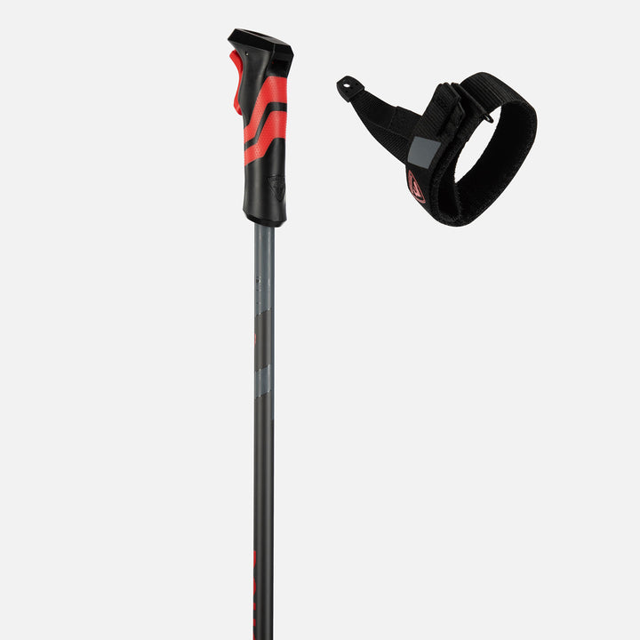BASTONES DE SKI TACTIC CARBON CLIP RED