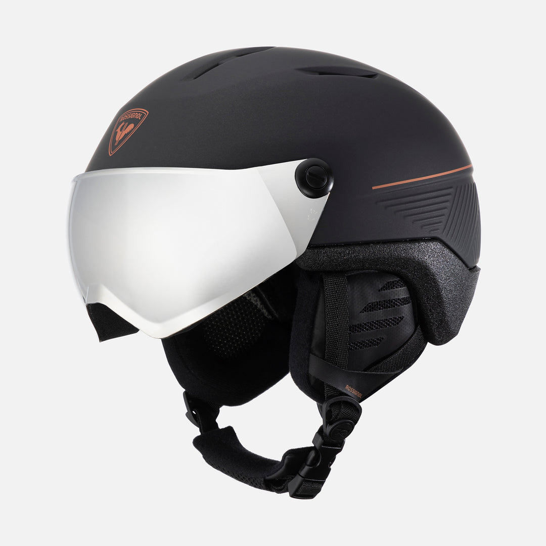 CASCO DE SKI FIT VISOR PHOTO BLACK