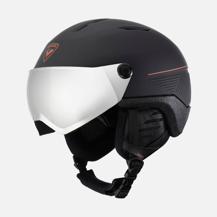 CASCO DE SKI FIT VISOR PHOTO BLACK