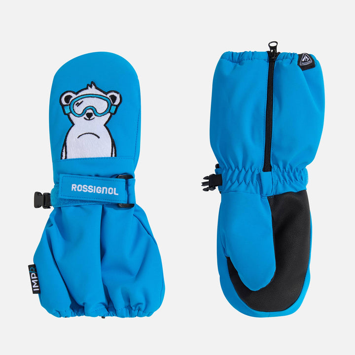 GUANTES DE SKI JUNIOR BABY IMPR M - ICE BLUE