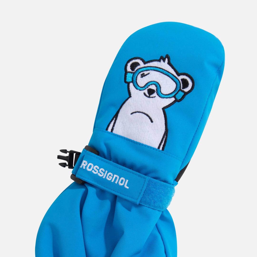 GUANTES DE SKI JUNIOR BABY IMPR M - ICE BLUE