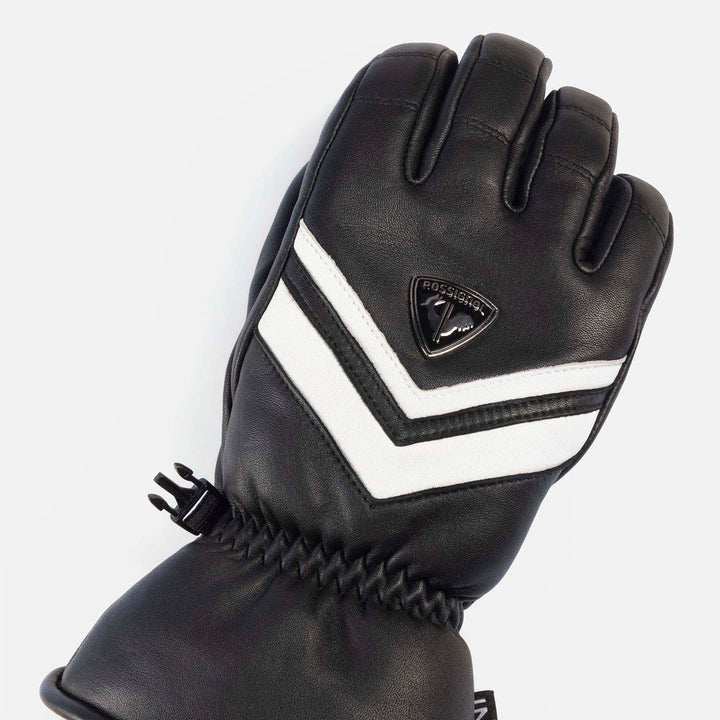 GUANTES DE NIEVE DE CUERO MUJER SELECT LTH BLACK