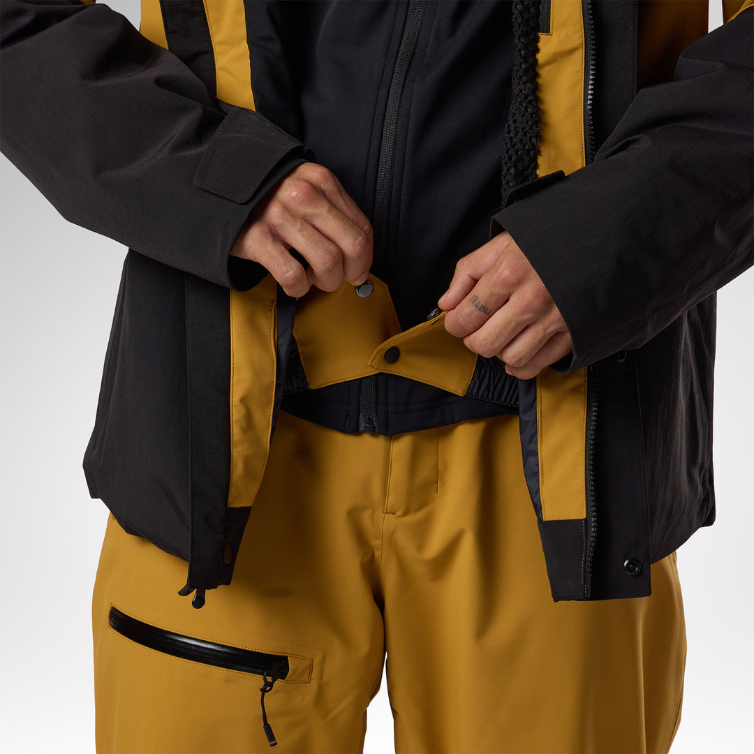 CHAQUETA DE SKI DESAFIO 2L SHELL JKT - SAFFRON YLW
