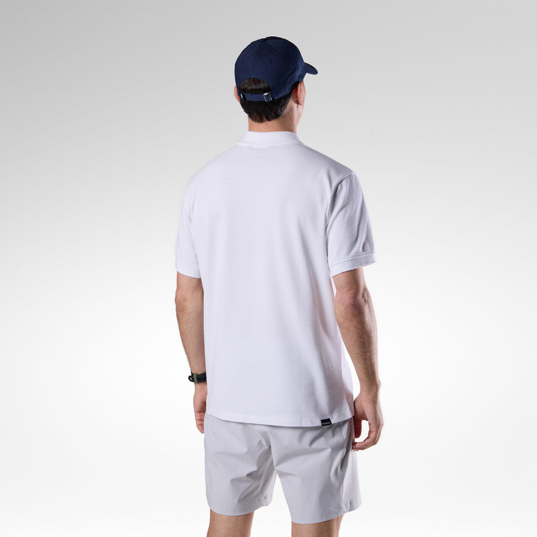 POLERA POLO TRAYE WHITE
