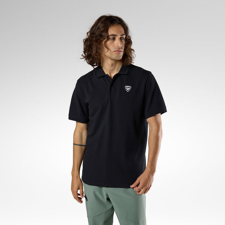 POLERA POLO TRAYE BLACK