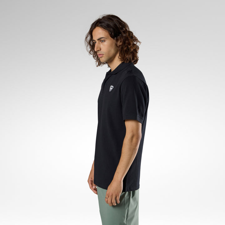 POLERA POLO TRAYE BLACK