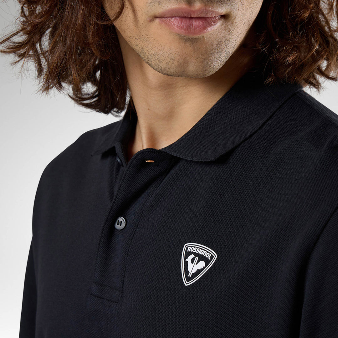 POLERA POLO TRAYE BLACK