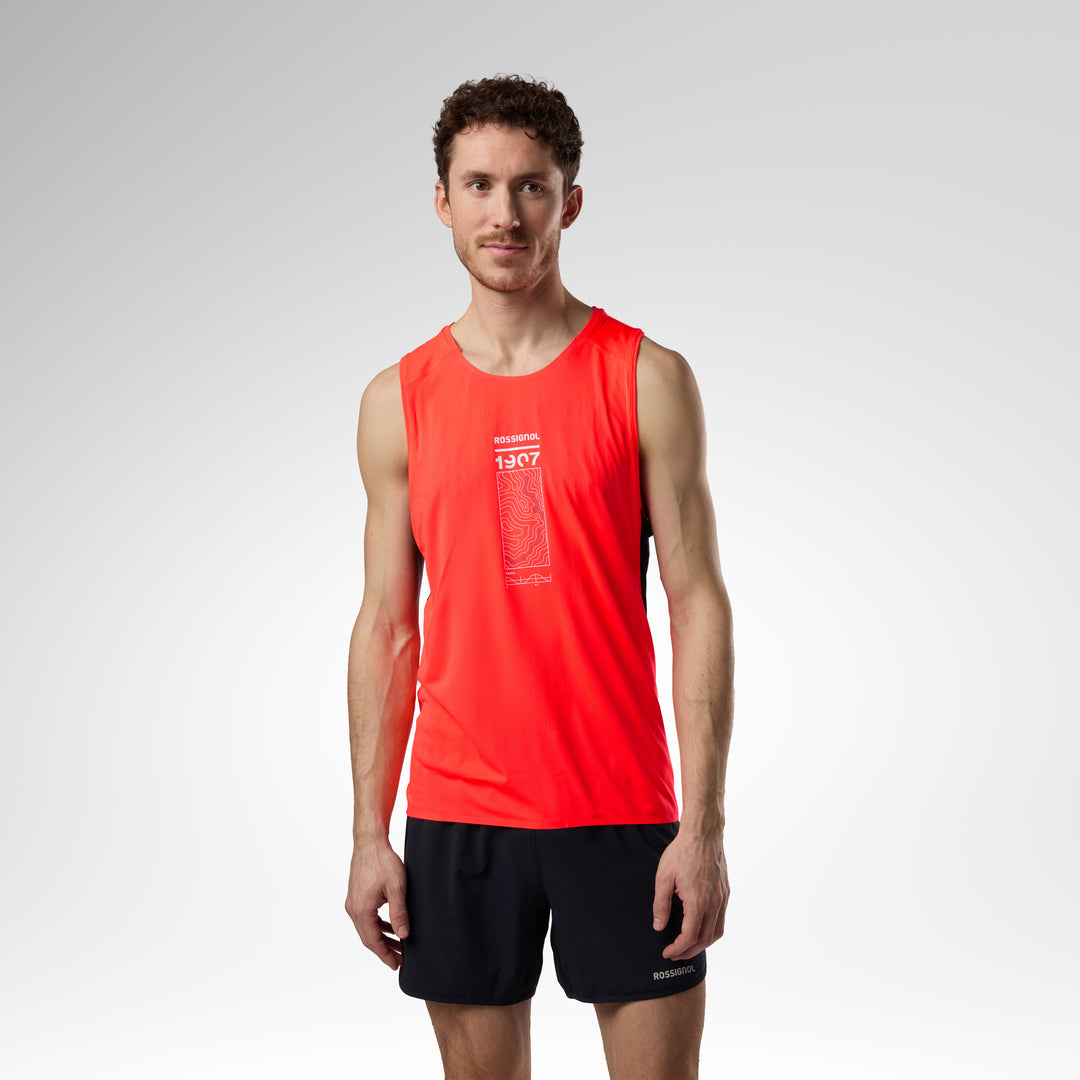 POLERA SIN MANGAS SAPA ULTRA NEON RED