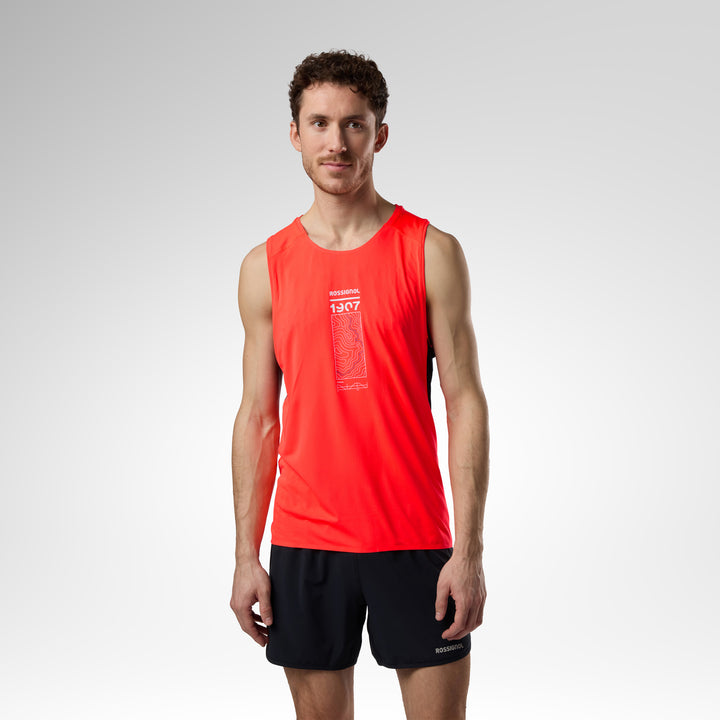 POLERA SIN MANGAS SAPA ULTRA NEON RED
