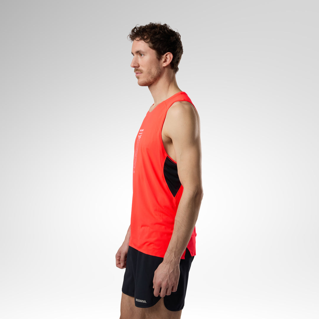 POLERA SIN MANGAS SAPA ULTRA NEON RED