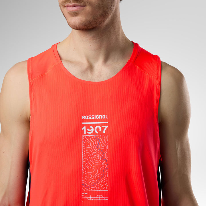 POLERA SIN MANGAS SAPA ULTRA NEON RED
