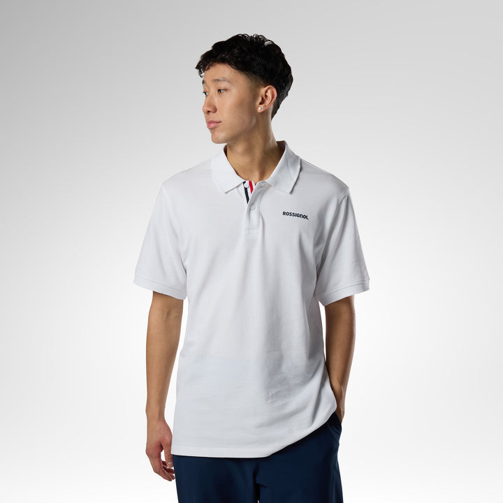 POLERA POLO LOGO WHITE