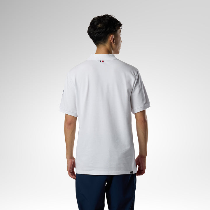 POLERA POLO LOGO WHITE