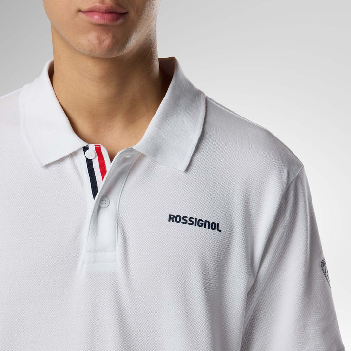 POLERA POLO LOGO WHITE