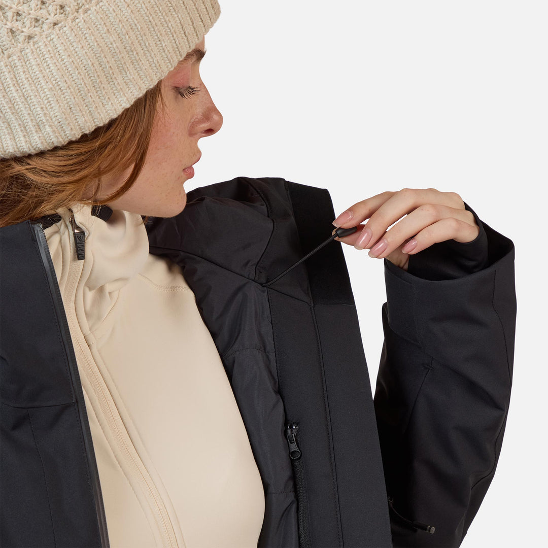 CHAQUETA DE SKI MUJER ROCHRUN INSULATED NL - BLACK