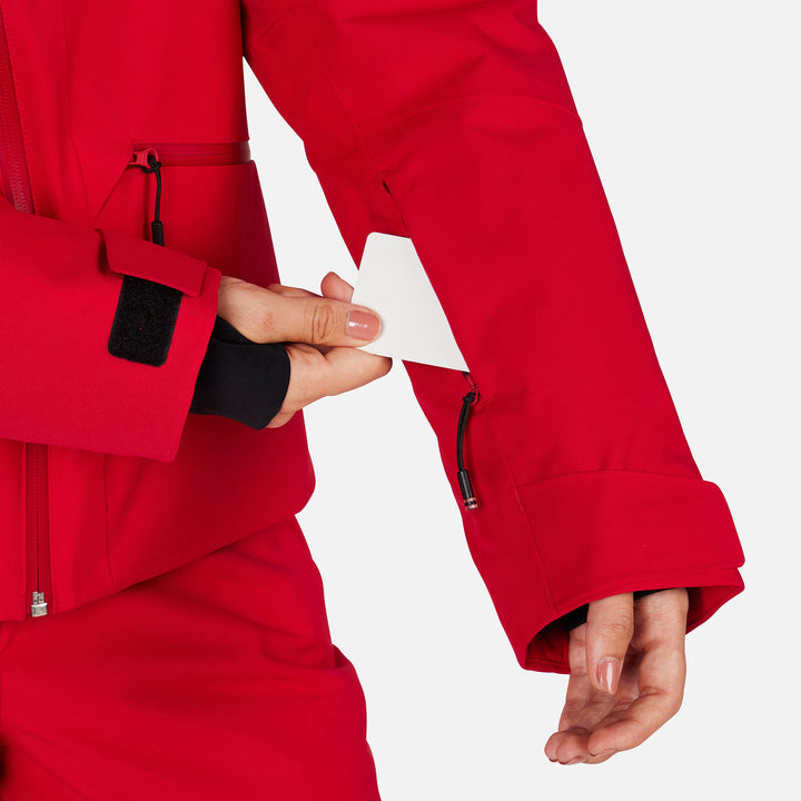 CHAQUETA DE SKI MUJER ROCHRUN INSULATED - RUBY RED