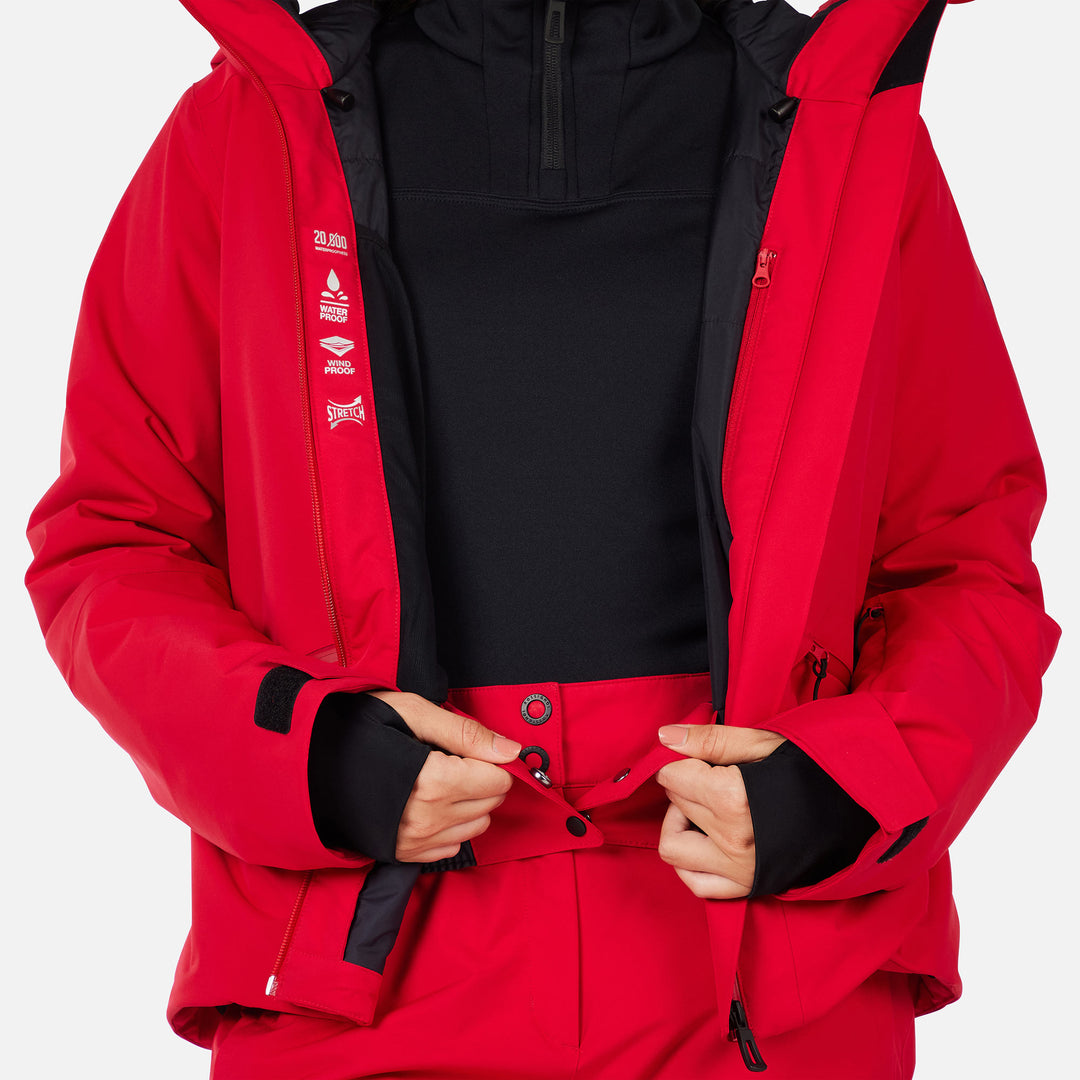 CHAQUETA DE SKI MUJER ROCHRUN INSULATED - RUBY RED