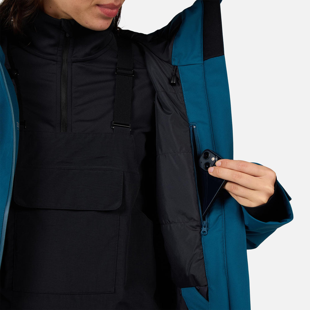 CHAQUETA DE SKI MUJER ROCHRUN INSULATED - DEEP LAKE