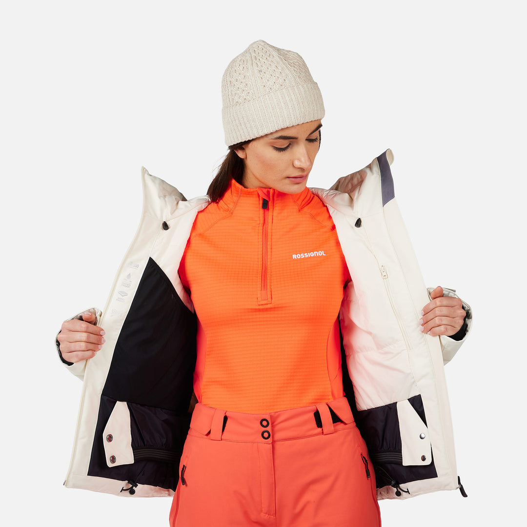 CHAQUETA DE SKI MUJER ROCHRUN NL INSULATED - NATURE WHITE