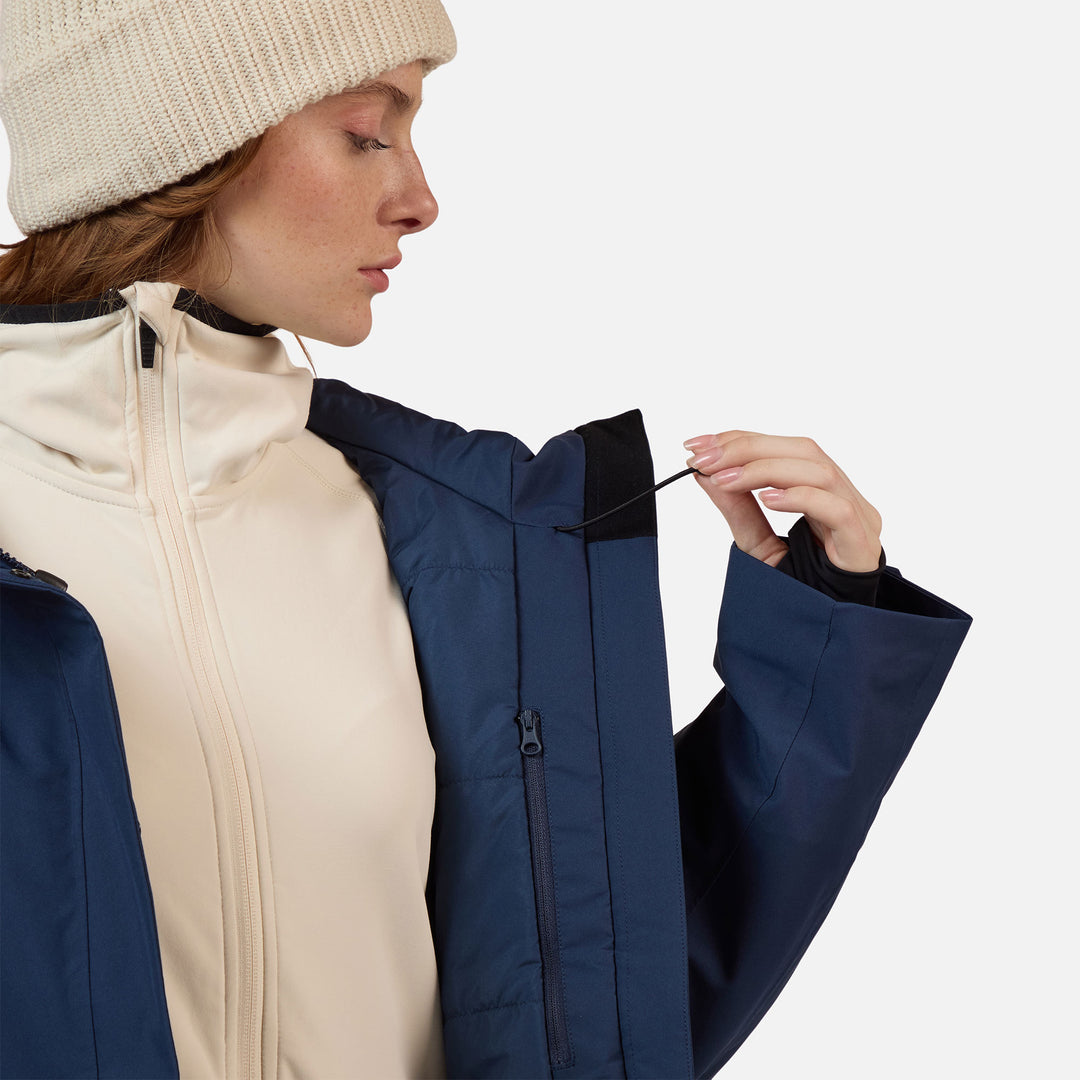 CHAQUETA DE SKI MUJER VELIKA INSULATED - DARK NAVY