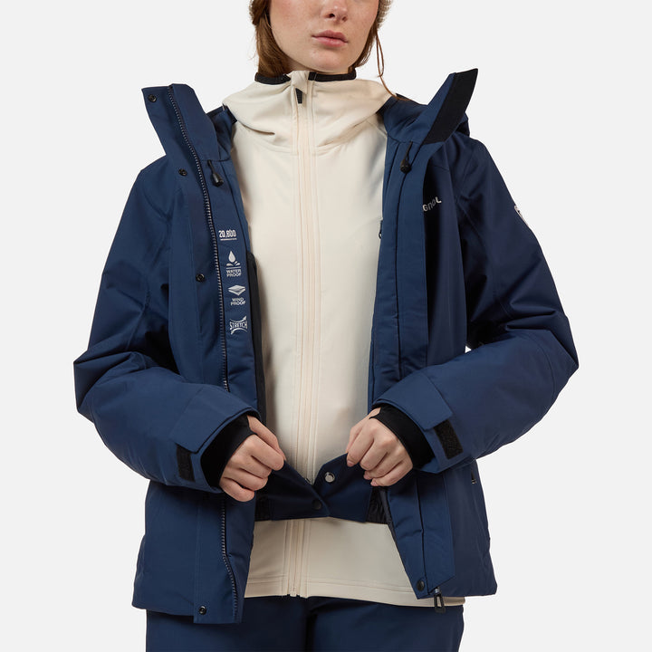 CHAQUETA DE SKI MUJER VELIKA INSULATED - DARK NAVY