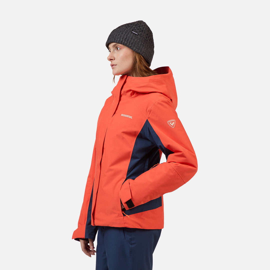 CHAQUETA DE SKI MUJER VELIKA INSULATED - ORANGE FLAME