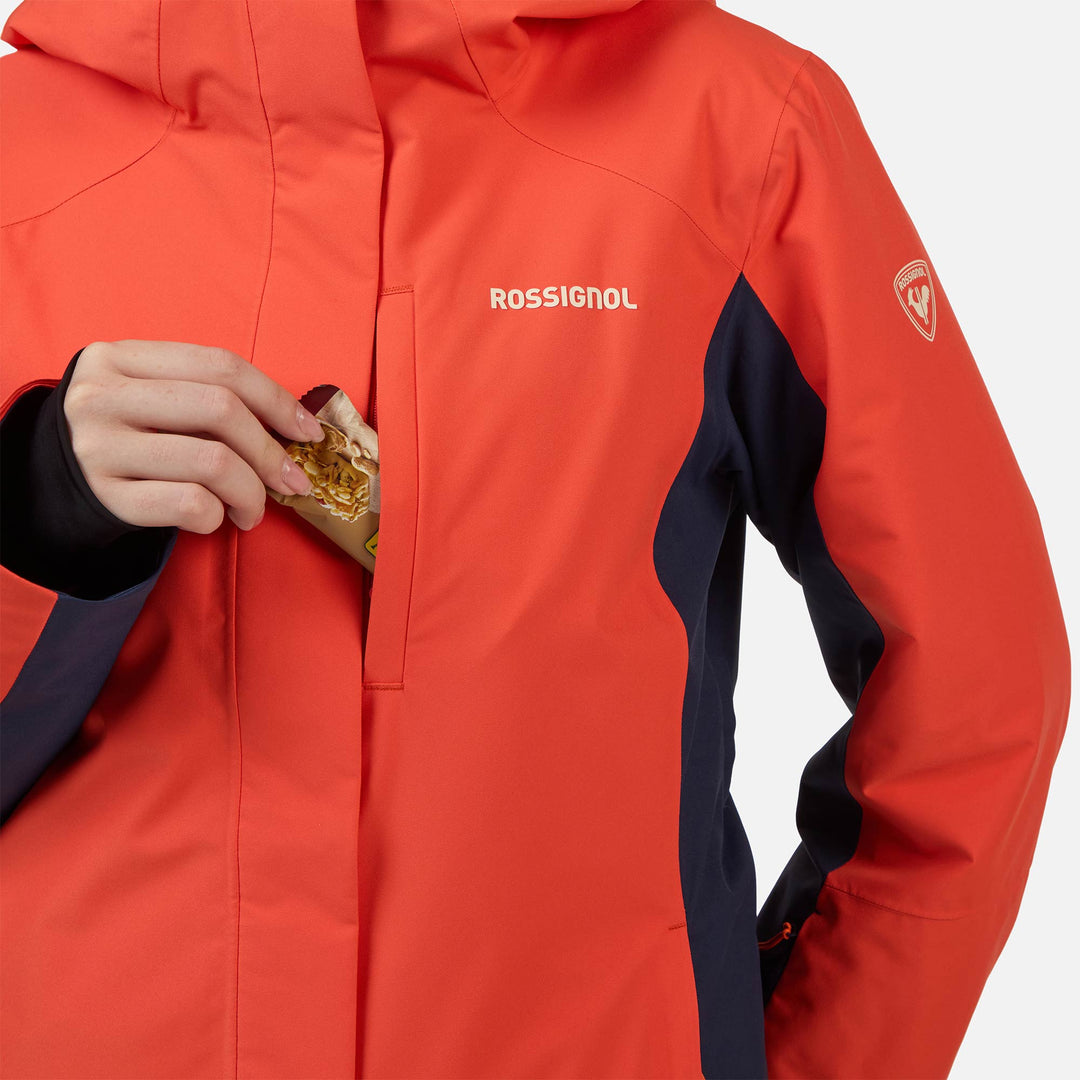 CHAQUETA DE SKI MUJER VELIKA INSULATED - ORANGE FLAME