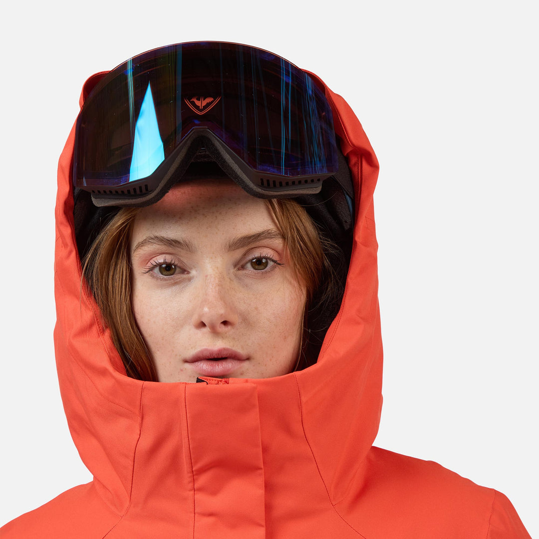 CHAQUETA DE SKI MUJER VELIKA INSULATED - ORANGE FLAME