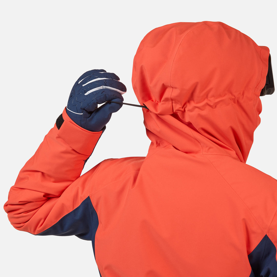 CHAQUETA DE SKI MUJER VELIKA INSULATED - ORANGE FLAME
