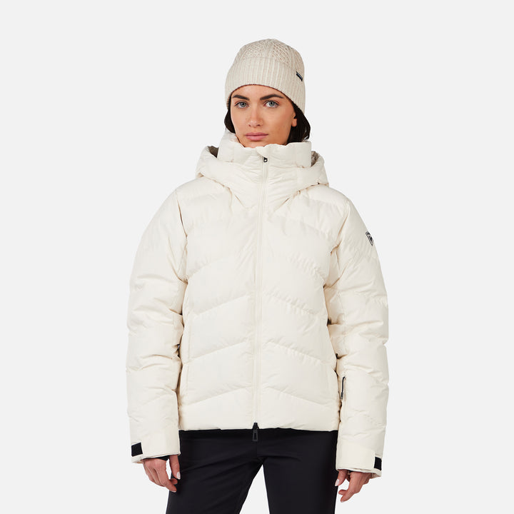 CHAQUETA DE SKI MUJER WISPILE RIPSTOP DOWN - NATURE WHITE