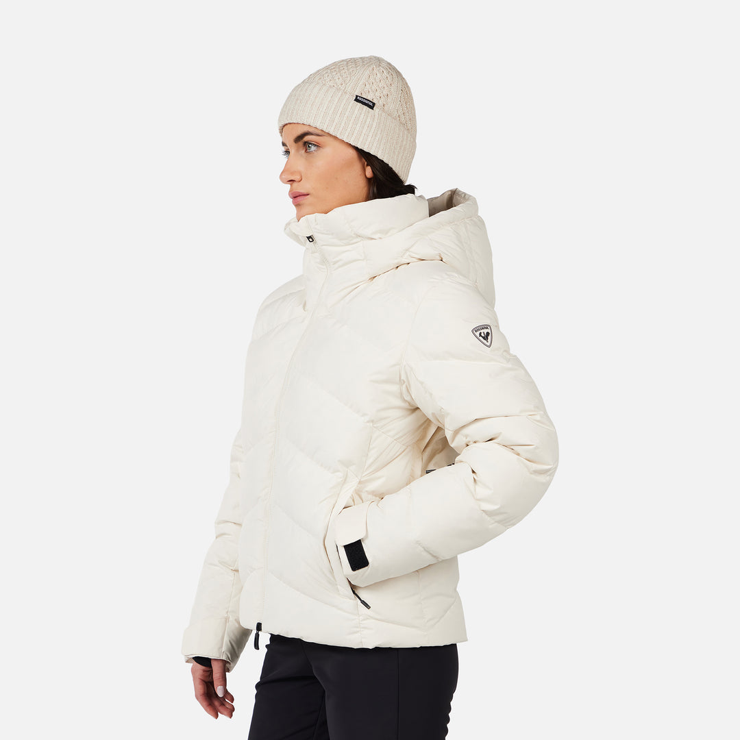CHAQUETA DE SKI MUJER WISPILE RIPSTOP DOWN - NATURE WHITE