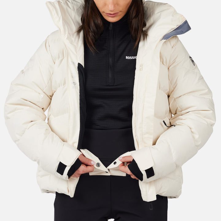 CHAQUETA DE SKI MUJER WISPILE RIPSTOP DOWN - NATURE WHITE
