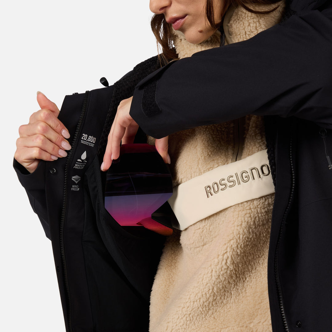 CHAQUETA DE SKI MUJER DESAFIO 2L SHELL - BLACK
