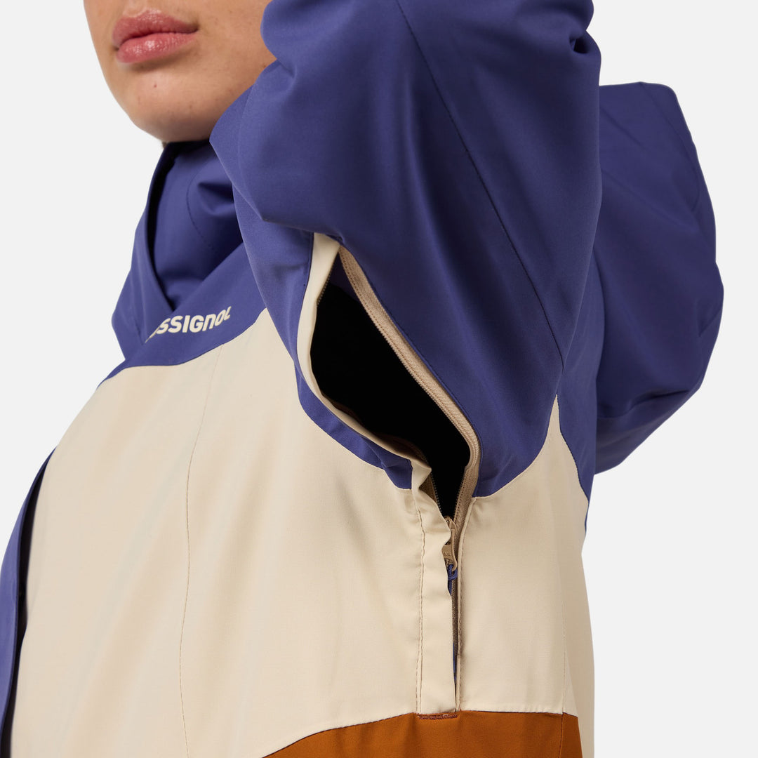 CHAQUETA DE SKI MUJER DESAFIO 2L SHELL - FUTURE BLUE