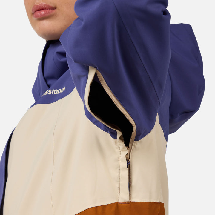 CHAQUETA DE SKI MUJER DESAFIO 2L SHELL - FUTURE BLUE