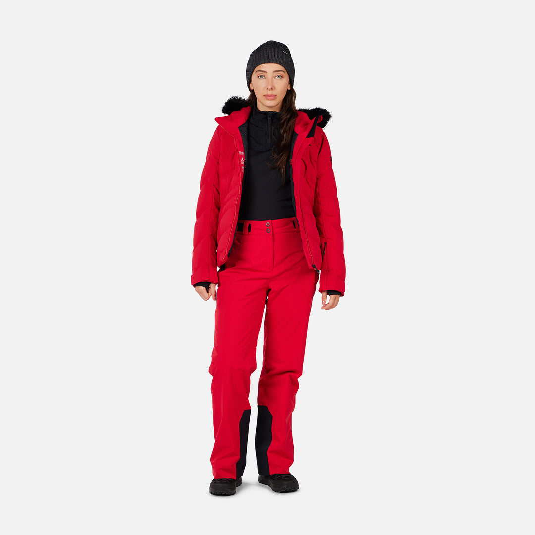 PANTALON DE SKI MUJER STRAWPILE INSULATED PANT - RUBY RED