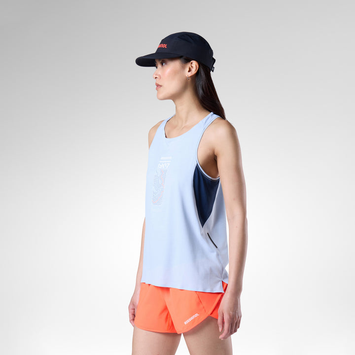 POLERA SIN MANGAS SAPA ULTRA BLUE AURA
