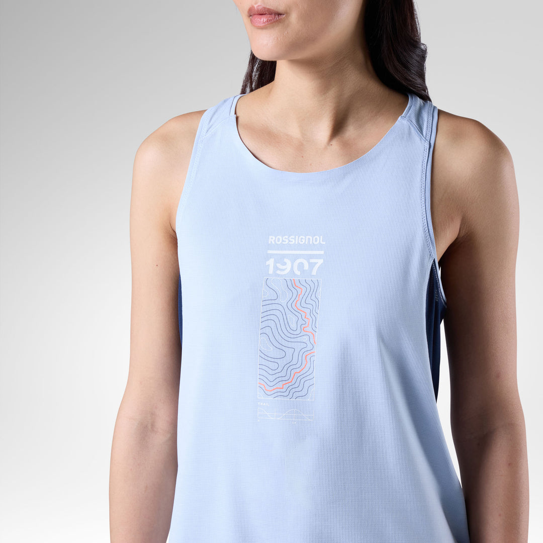 POLERA SIN MANGAS SAPA ULTRA BLUE AURA