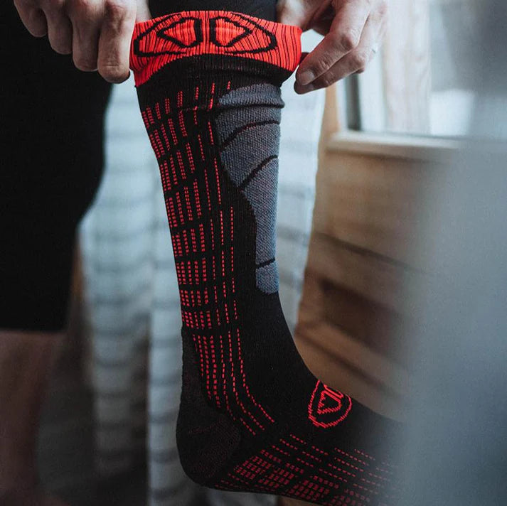 CALCETINES DE SKI UNISEX SKI CONFORT BLACK/ORANGE